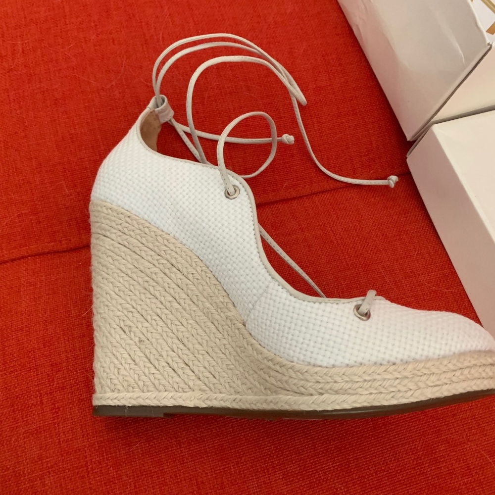 Brand New Schutz Shoes Lunna Branco Pearl